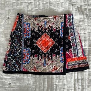 Zara Quilted Mini Skirt